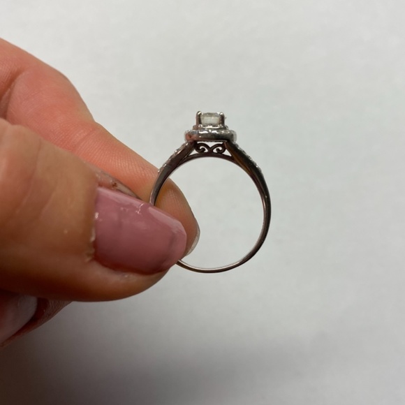 Helzberg Engagement Ring with wedding band - Picture 3 of 4